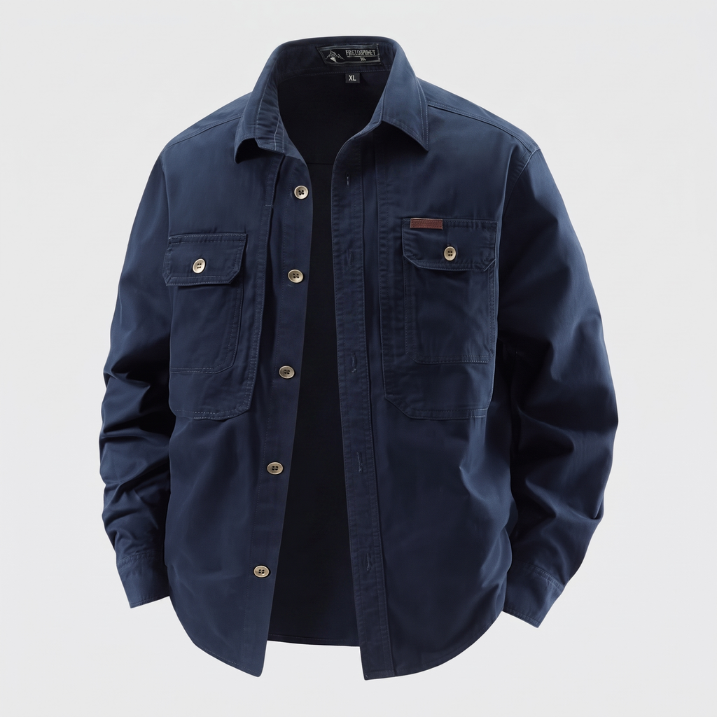 Men's Long Sleeve Button-Front Utility Shirt