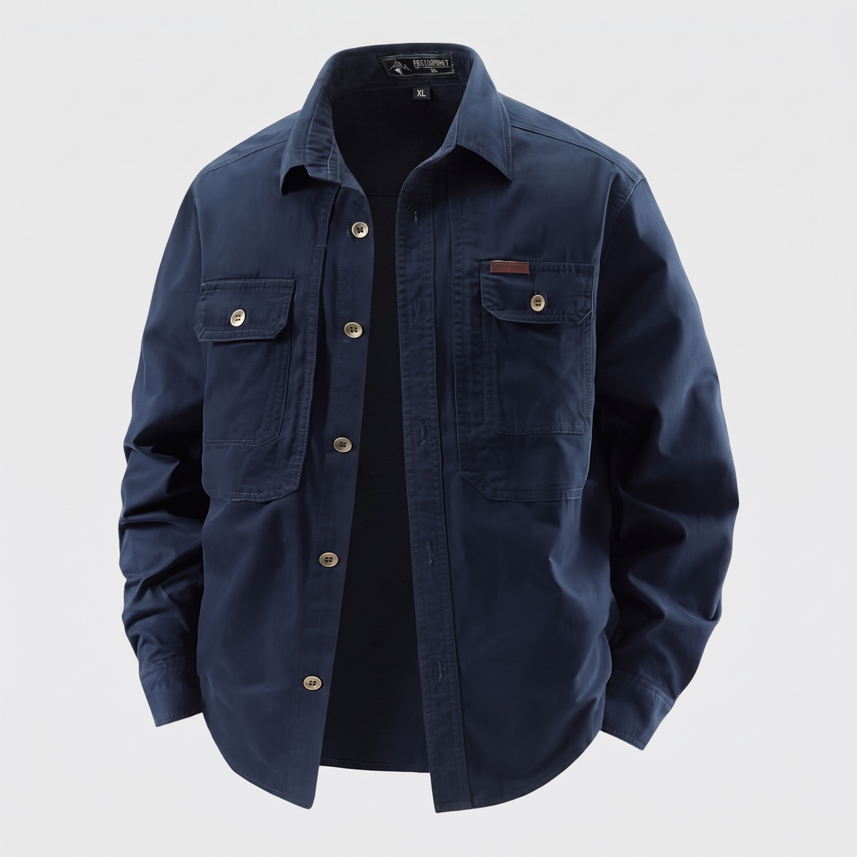 Men's Long Sleeve Button-Front Utility Shirt