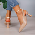 Women’s Slingback Heels with Pointed Toe