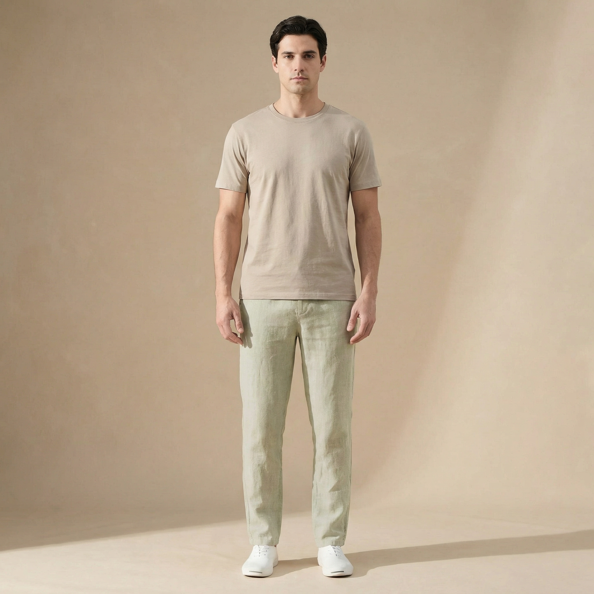 Men's Tapered Fit Casual Trousers