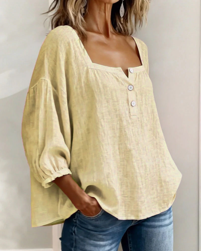 Women's Button Front Blouse