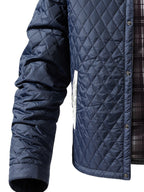 Men’s Quilted Jacket with Contrast Yoke