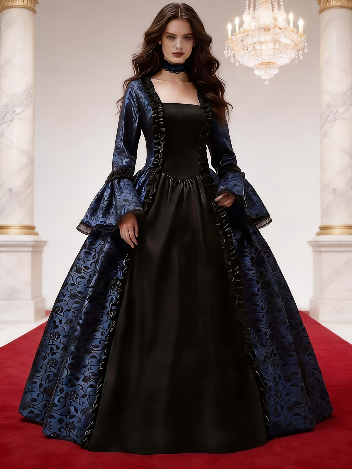 Women’s Halloween Gothic Vampire Costume Dress
