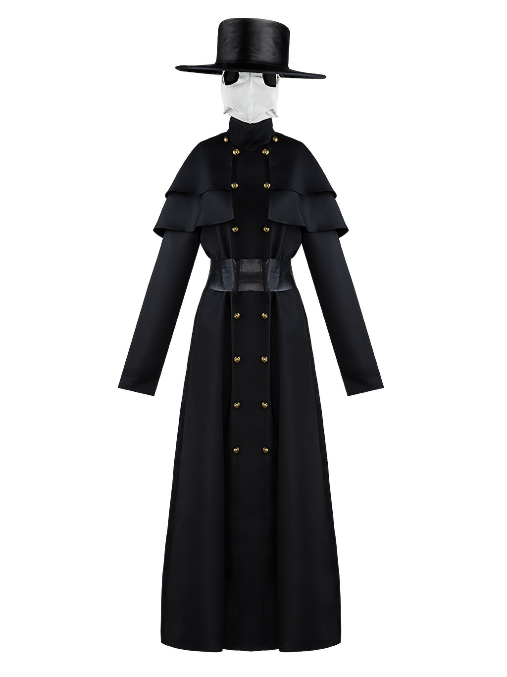 Women’s Halloween Plague Doctor Costume Set