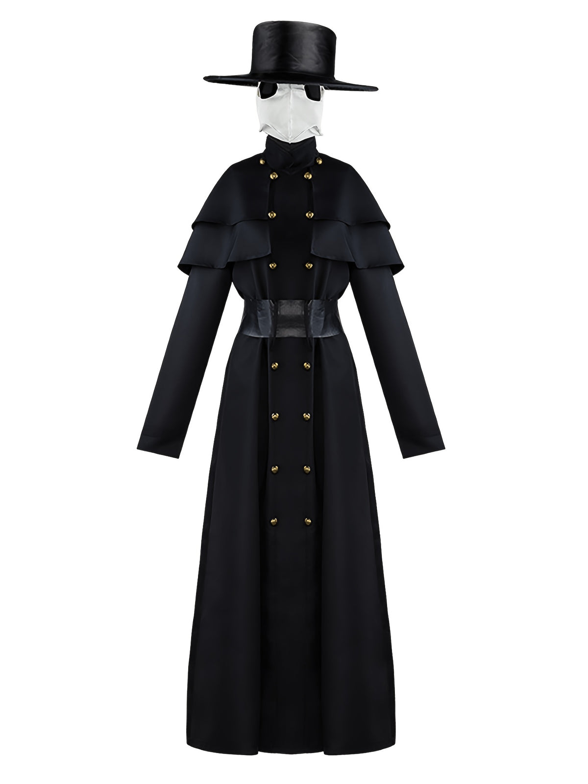 Women’s Halloween Plague Doctor Costume Set