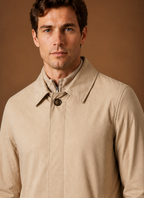 Men’s Longline Collared Jacket