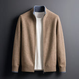 Men’s Mock-Neck Zip Sweater