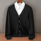 Men’s V-Neck Button Cardigan