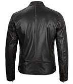 Men's Stand-Collar Zip Jacket with Chest Detail