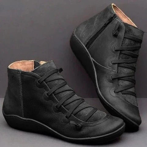 Women's Leather High Top Sneakers