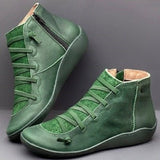 Women's Leather High Top Sneakers