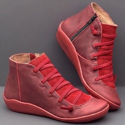 Women's Leather High Top Sneakers