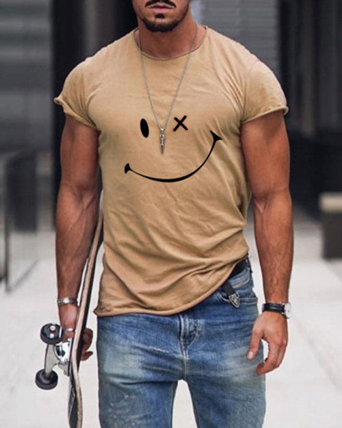 Men's Smiley Graphic T-Shirt