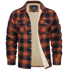Men’s Plaid Flannel Shirt Jacket