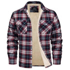 Men’s Plaid Flannel Shirt Jacket