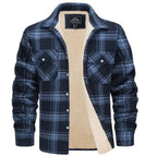 Men’s Plaid Flannel Shirt Jacket
