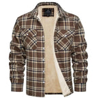 Men’s Plaid Flannel Shirt Jacket