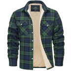Men’s Plaid Flannel Shirt Jacket