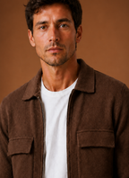 Men's Zip Front Utility Jacket