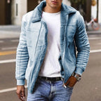 Men’s Short Collared Zip Jacket