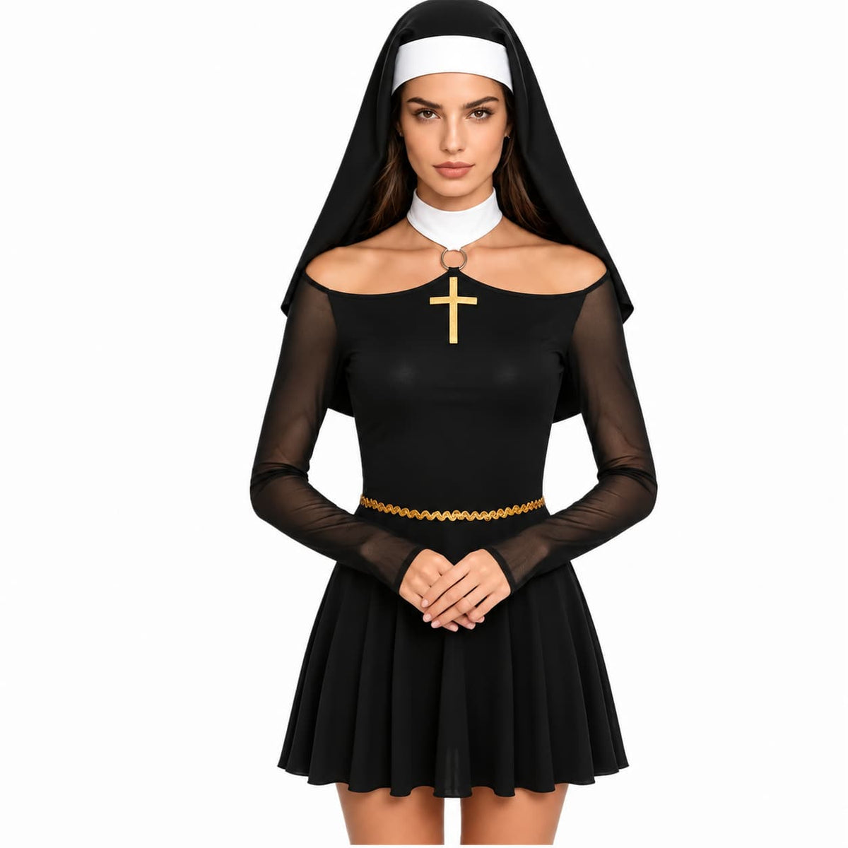 Women’s Sexy Halloween Nun Costume