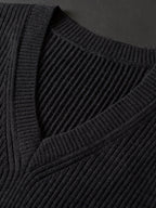 Men’s Black V-Neck Sweater Vest