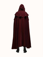 Men’s Halloween Hooded Dark Villain Cape