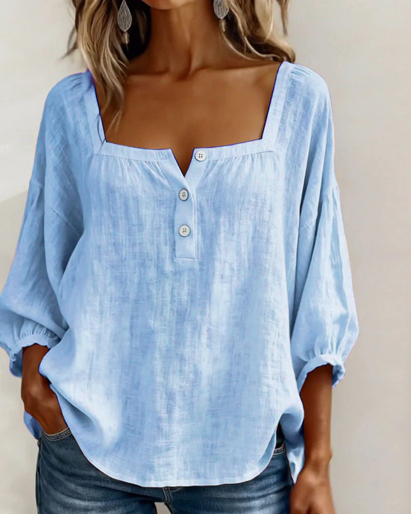 Women's Button Front Blouse