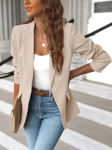 Women’s Tailored Single-Button Blazer