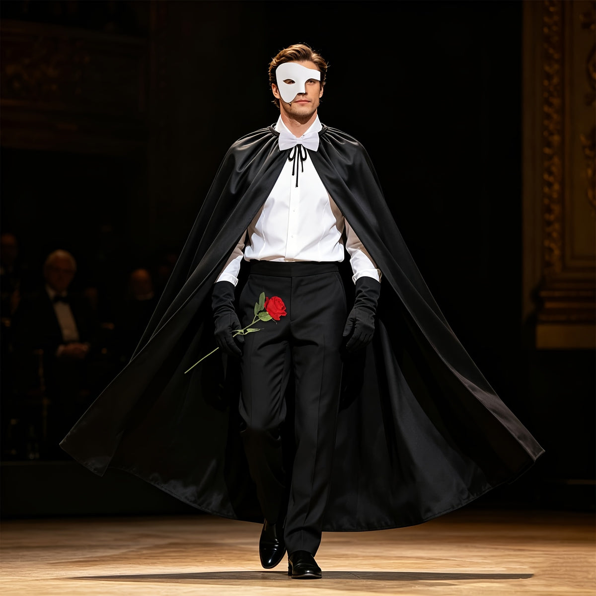 Men’s Halloween Phantom Masquerade Costume