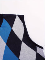 Men’s Stylish Argyle Sweater Vest