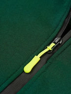 Men's Full-Zip Hooded Sweatshirt with Sleeve Detail