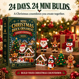 Christmas Building Block Advent Calendar 24 Mini Ornaments