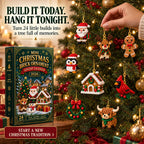Christmas Building Block Advent Calendar 24 Mini Ornaments