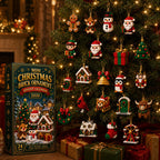 Christmas Building Block Advent Calendar 24 Mini Ornaments