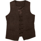 Men's Three-Piece Blazer Vest Trouser Suit