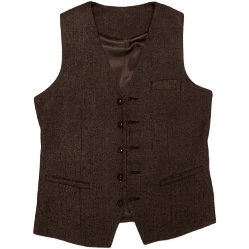 Men's Three-Piece Blazer Vest Trouser Suit