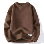 Men's Chunky Knit Crewneck Sweater