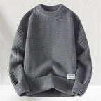 Men's Chunky Knit Crewneck Sweater