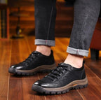 Men’s Lace-Up Sneakers with Lug Sole