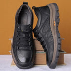 Men’s Lace-Up Sneakers with Lug Sole
