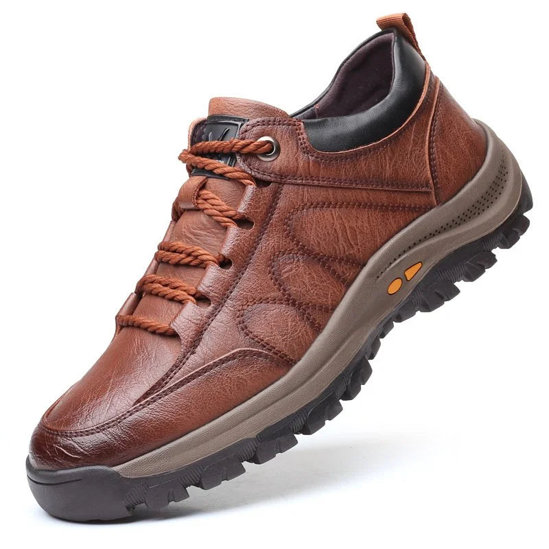 Men’s Lace-Up Sneakers with Lug Sole
