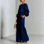 Women’s 2 Piece Wide Leg Pant Set