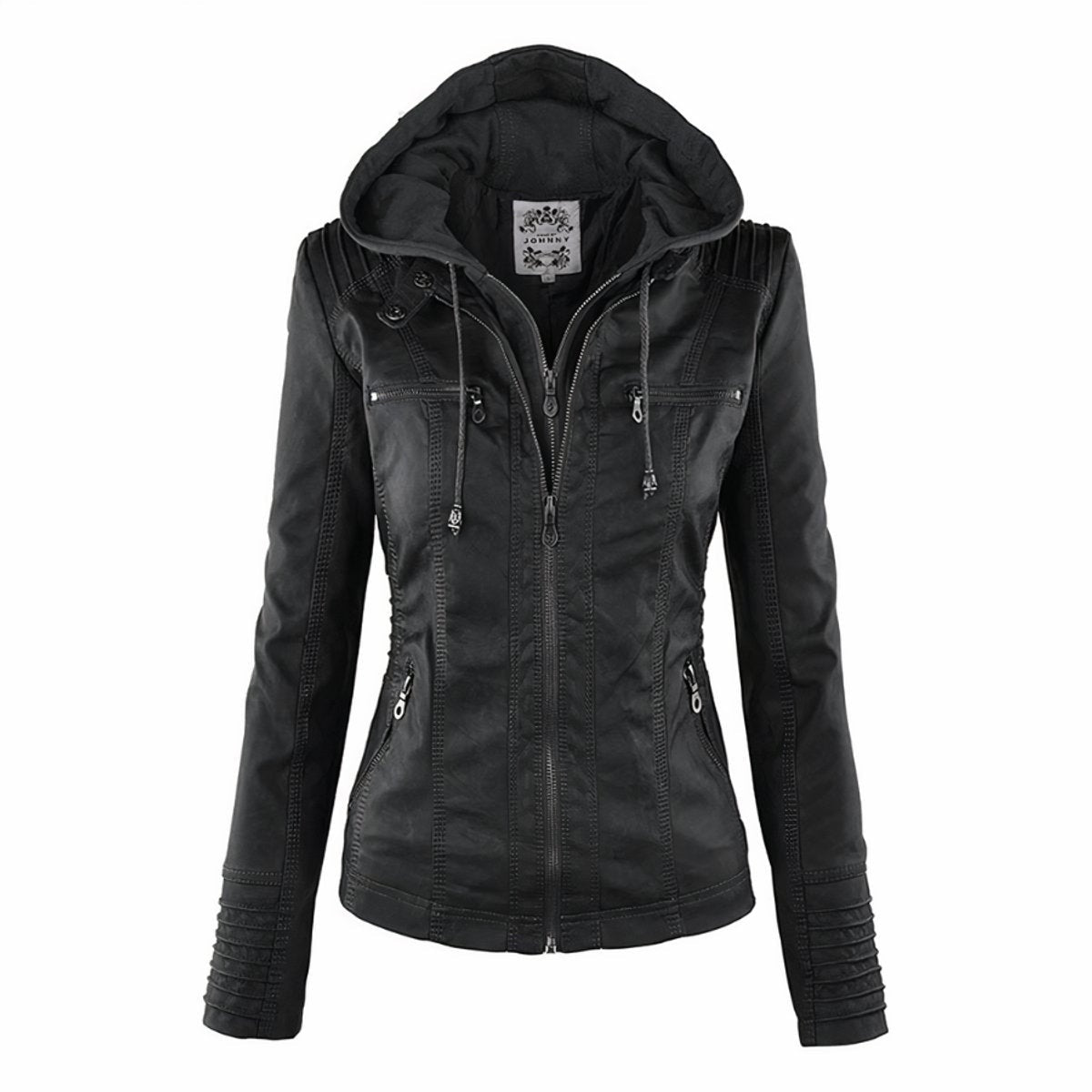 Women's Hooded Zip-Front Jacket