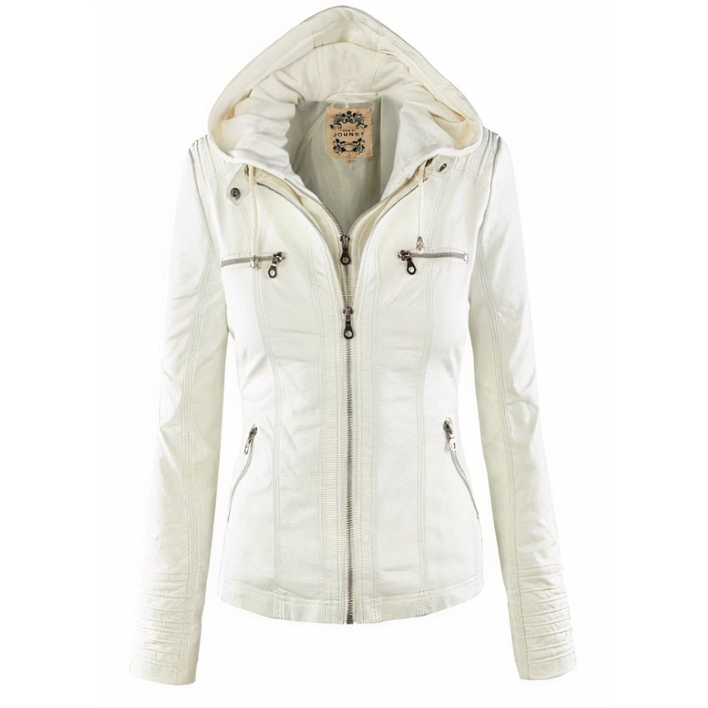 Women's Hooded Zip-Front Jacket