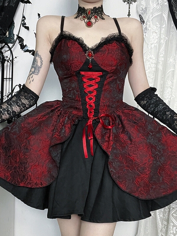 Women’s Halloween Gothic Vampire Costume Dress