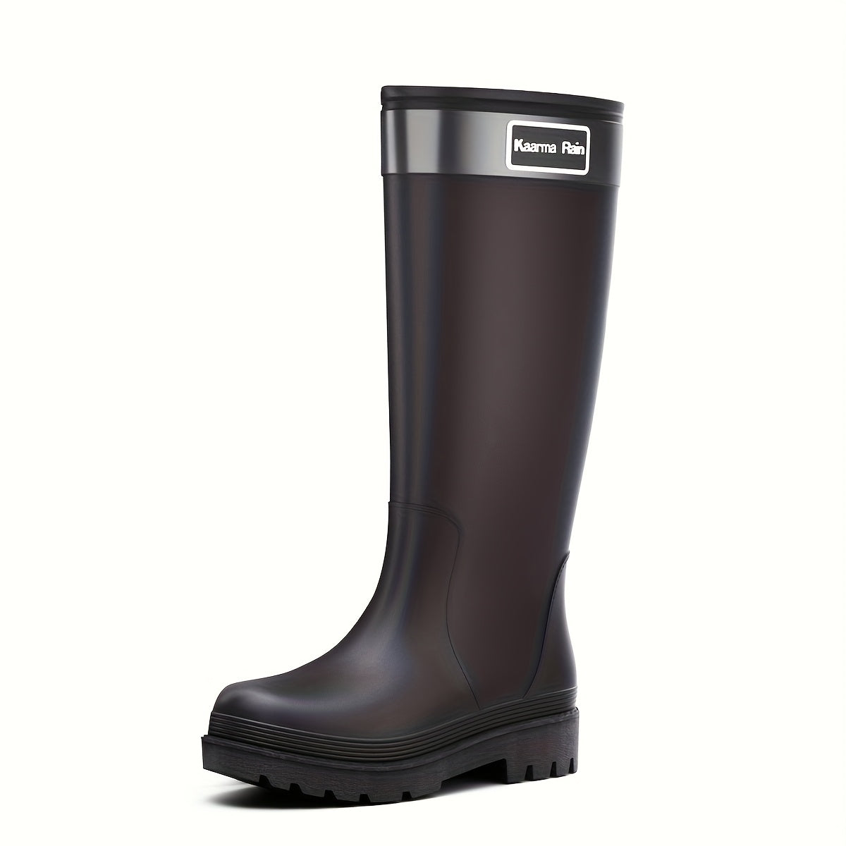 Women's Tall Rain Boots with Lug Sole