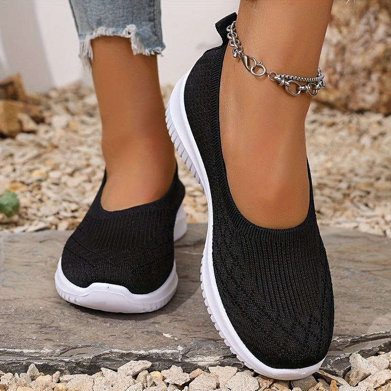 Women’s Knit Slip-On Walking Shoes