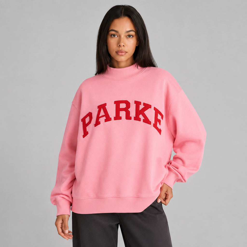 Women's Oversized Graphic Crewneck Sweater