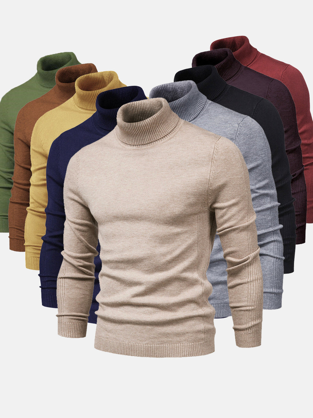 Men’s Slim-Fit Turtleneck Sweater